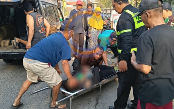Honda Beat Tabrak Pejalan Kaki Di Sambibulu Taman, Empat Orang Dilarikan Ke Rumah Sakit