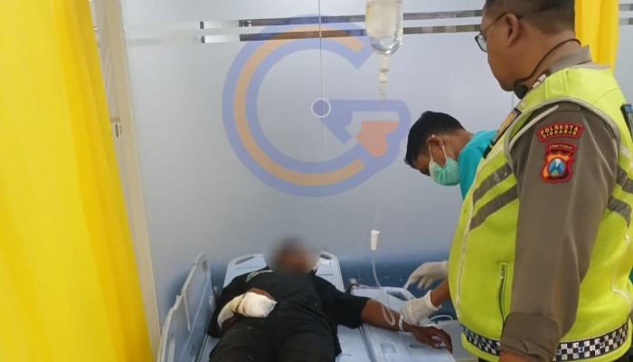 Dalam 30 Menit, Dua Kecelakaan Terjadi Di Jalan Raya Trosobo, Empat Orang Dilarikan Ke Rs