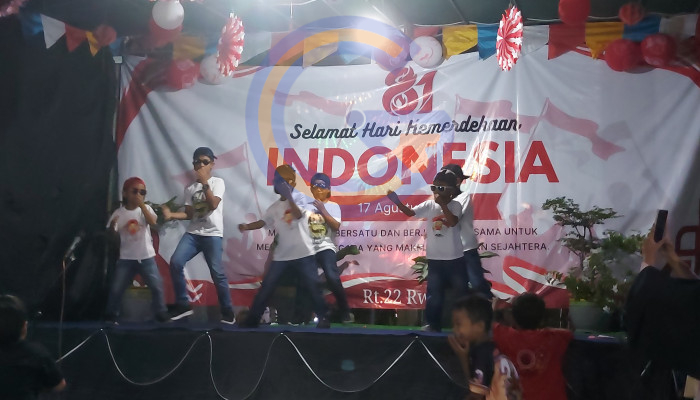 Hut Ri Ke-81, Warga Rt 22 Kalijaten Gelar Malam Tirakatan Dan Pentas Kreasi Seni
