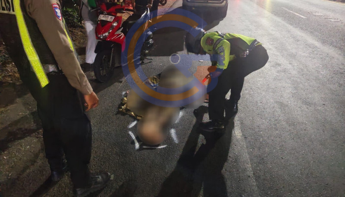 Pejalan Kaki Tewas Ditabrak Motor Di Jalan Raya Taman Saat Hendak Sholat Subuh