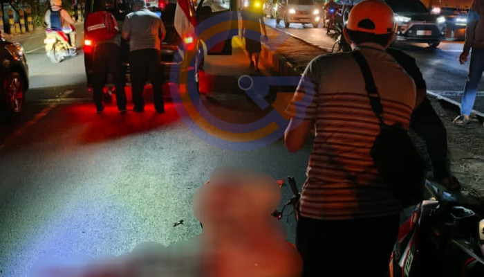 Kecelakaan Maut Di Jalan Raya Taman, Pengendara Vario Tewas Terlindas Truk Boks