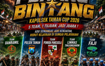 Perang Bintang Di Sungai Pelayaran! Tni, Polri Dan Pemuda Pancasila Berebut Juara Kapolsek Taman Cup 2026