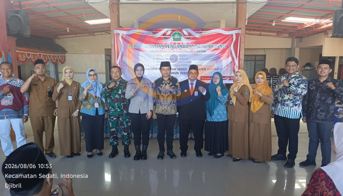 Kades Semampir Lantik Empat Pejabat Baru, Perkuat Kinerja Pemerintahan Desa Melalui Penyegaran Organisasi