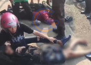 Pelajar 13 Tahun Bawa Motor, Terlibat Kecelakaan Tiga Kendaraan Di Sidorogo Taman