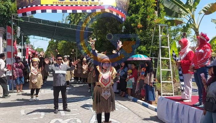 Ribuan Warga Kepung Jalanan Sidodadi Taman, Karnaval Hut Ri Ke-81 Berlangsung Spektakuler