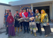Warga Sukodono Serahkan Buaya Muara Peliharaan Untuk Dievakuasi Petugas