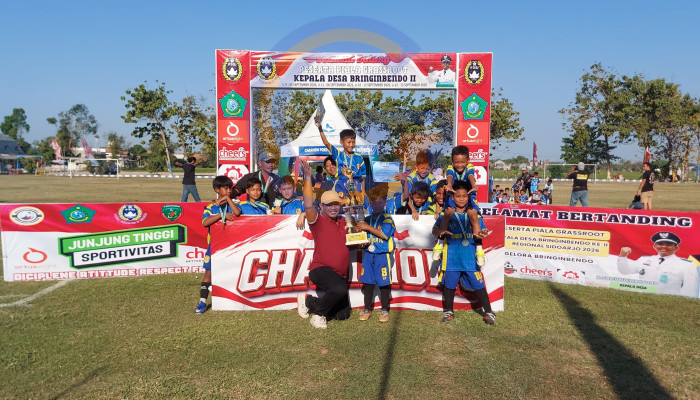 Sengit! Singa Gila Fc Juara Piala Grassroot Kepala Desa Bringinbendo Ii U-10, Dua Tim Raih Golden Ticket Ke Bogor