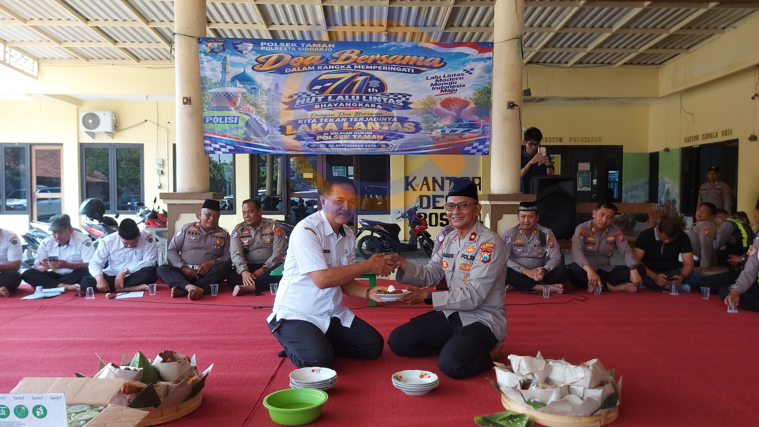 HUT Lalu Lintas Ke-71, Polsek Taman Gandeng Pemdes dan Relawan, Ikhtiar Tekan Laka di Jalur Tengkorak Trosobo 3 20260923 124919 Scaled