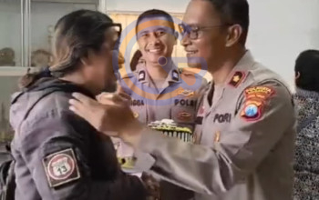 Dapat Prank Rekan Media, Hari Ulang Tahun Kompol Bagus Kurniawan Berlangsung Penuh Canda