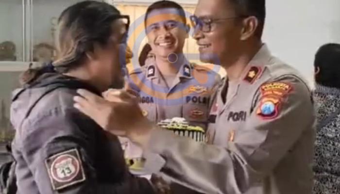 Dapat Prank Rekan Media, Hari Ulang Tahun Kompol Bagus Kurniawan Berlangsung Penuh Canda