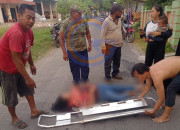Hindari Jalan Berlubang, Honda Supra Bersenggolan Dengan Beat Di Tarik, Satu Pengendara Dilarikan Ke Rs