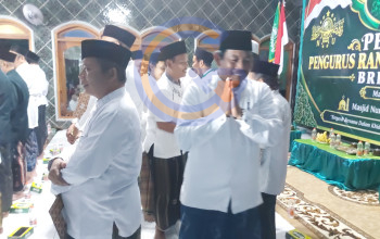 Hadir Di Pelantikan Ranting Nu Bringinbendo, Kades Bringinbendo Tegaskan Dukungan Dan Sinergi