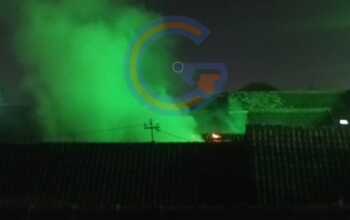 Kebakaran Dapur Rumah Di Lemahputro Sidoarjo, Diduga Akibat Kebocoran Elpiji
