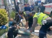 Tabrakan dengan Truk Tangki LPG di Geluran, Pengendara Yamaha NMAX Luka Parah 9 20261031 180243