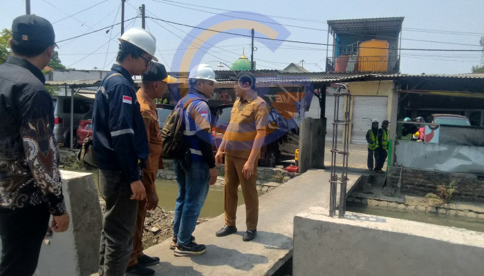 Cegah Banjir, Subandi Tegas Minta Jembatan Cor Penghambat Normalisasi Sungai Gedangan-Betro Dibongkar